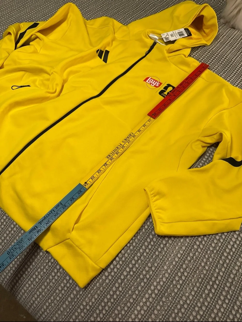 NWT Adidas FIFA World Cup 26 yellow full zip men’s 3XL